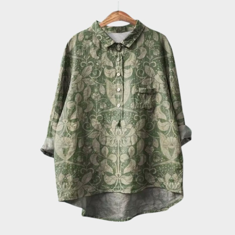 Clarissa | Premium Bluse Ornamentik
