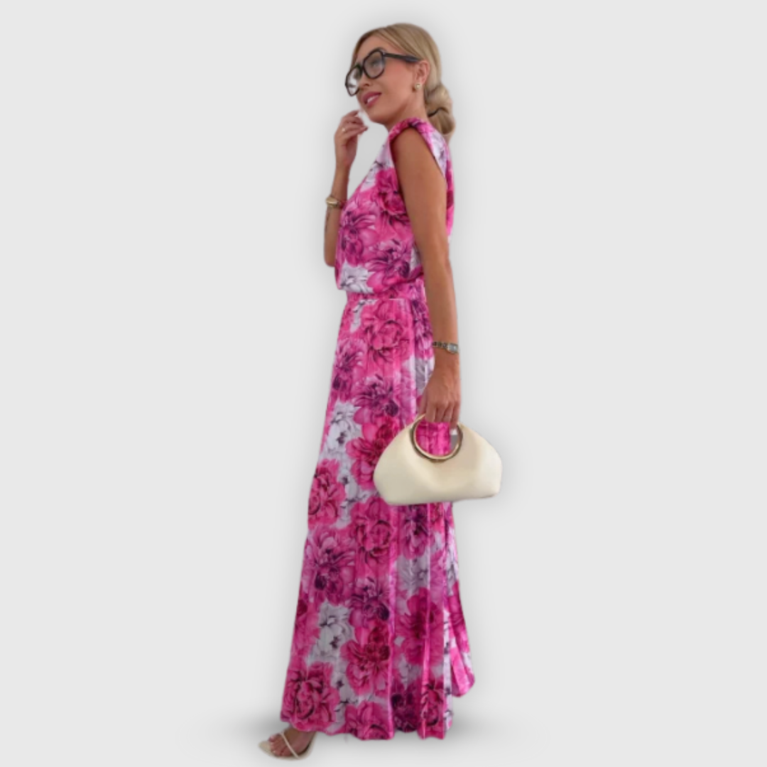 Wanda | Plissé-Jumpsuit mit Premium-Finish