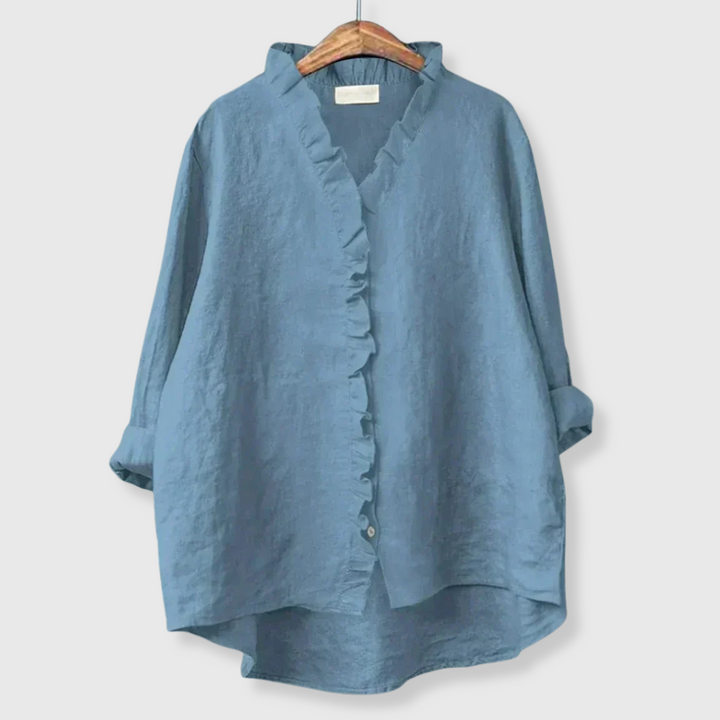 Elina | Sommerbluse mit Volants