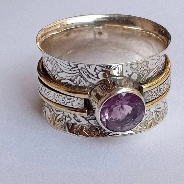 Boho-Kristall-Meditationsring