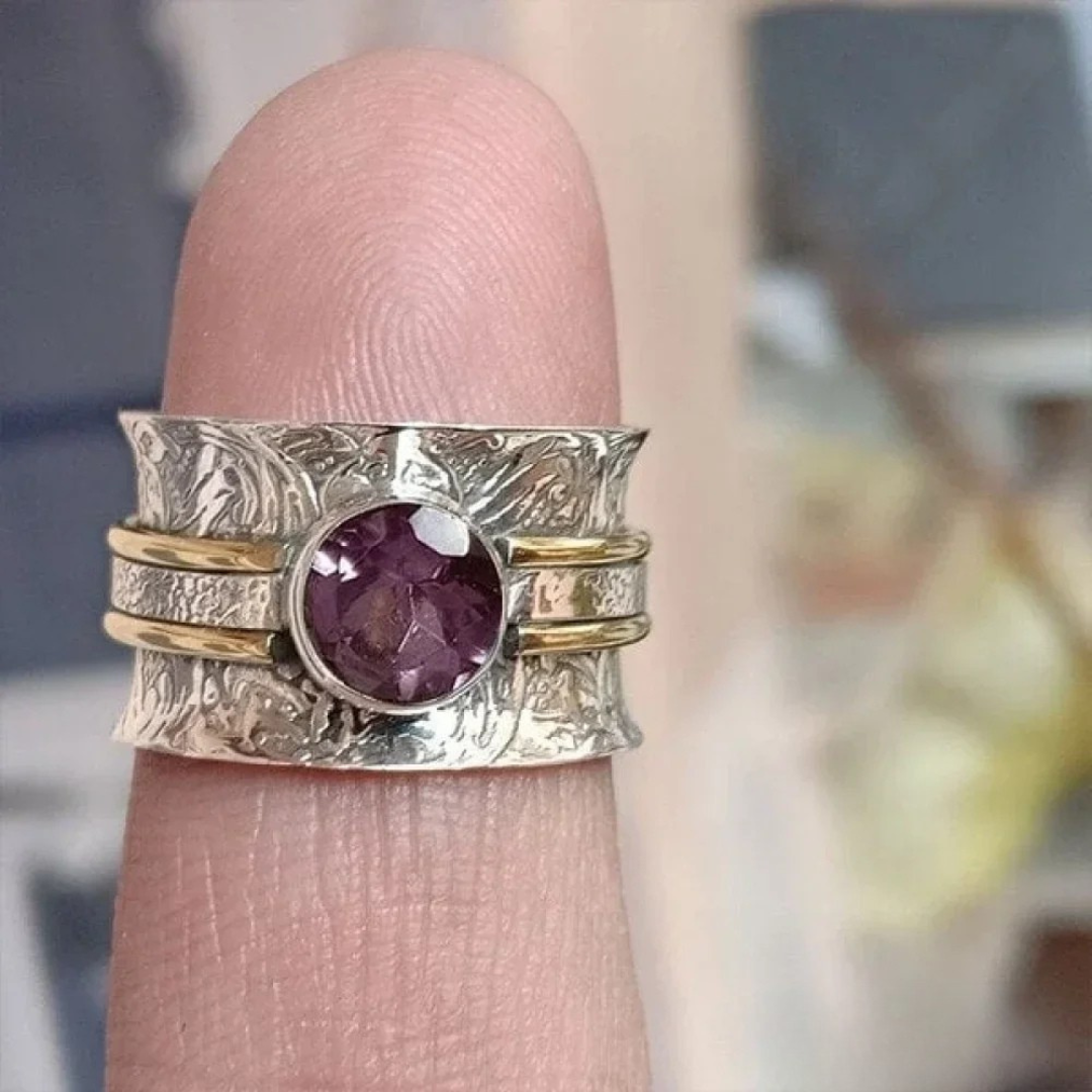 Boho-Kristall-Meditationsring