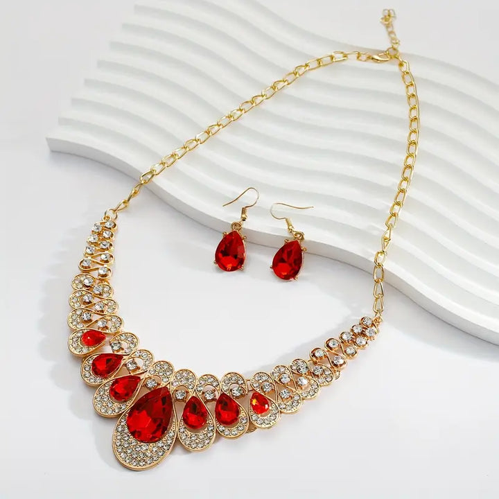 Maevina Crimselle Schmuckset | Gold