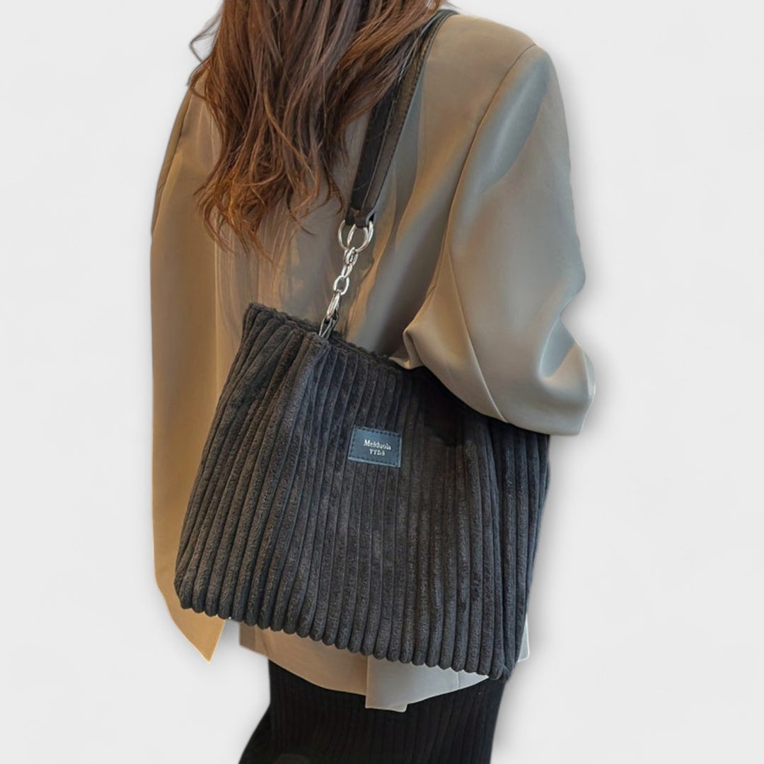 Meiduola | Weiche Cord-Schultertasche