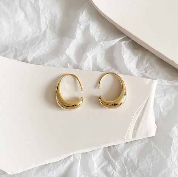 Elegante Ohrringe in Gold und Silber