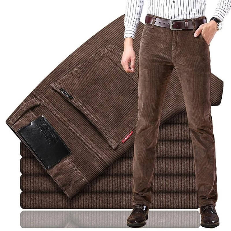 Herren Cordhose | Klassische Freizeit- und Businesshose aus Baumwolle