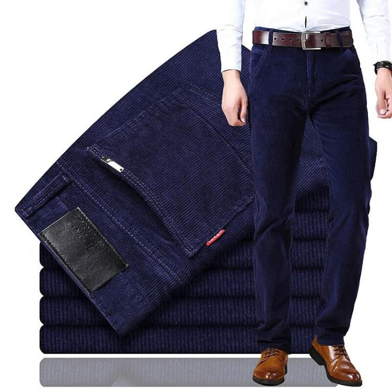 Herren Cordhose | Klassische Freizeit- und Businesshose aus Baumwolle