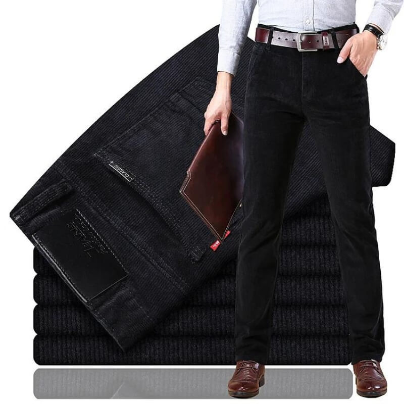 Herren Cordhose | Klassische Freizeit- und Businesshose aus Baumwolle