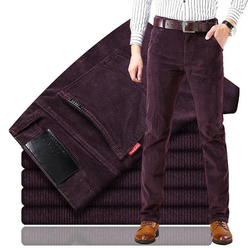 Herren Cordhose | Klassische Freizeit- und Businesshose aus Baumwolle