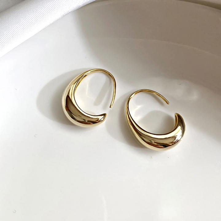 Elegante Ohrringe in Gold und Silber