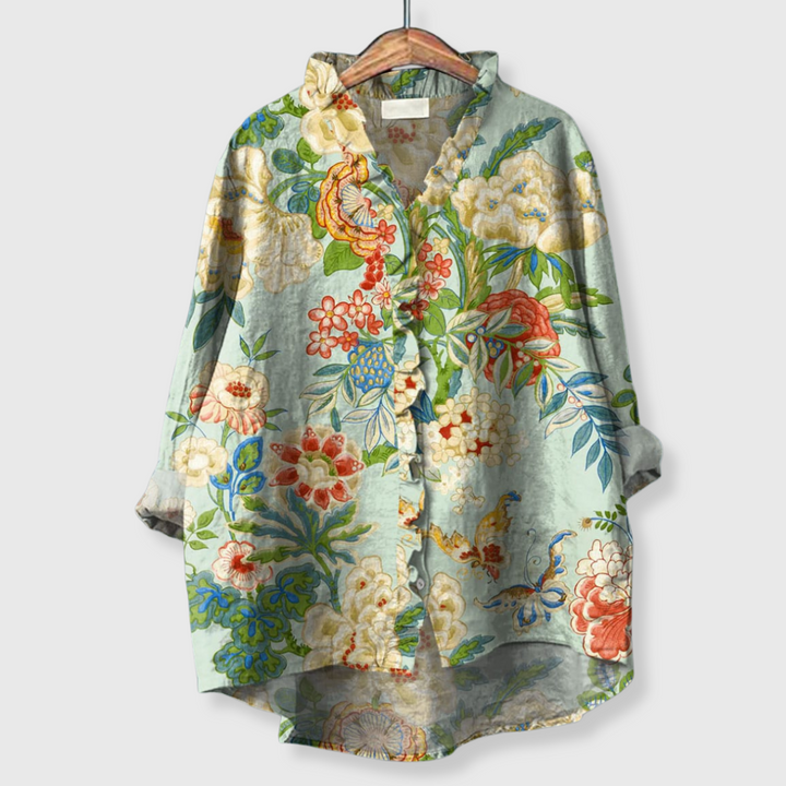 Grazia | Sommerbluse mit Blumenmuster