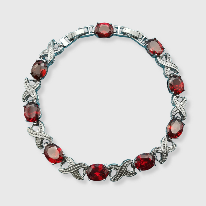 Alendra Flameaux Armband | Weißgold