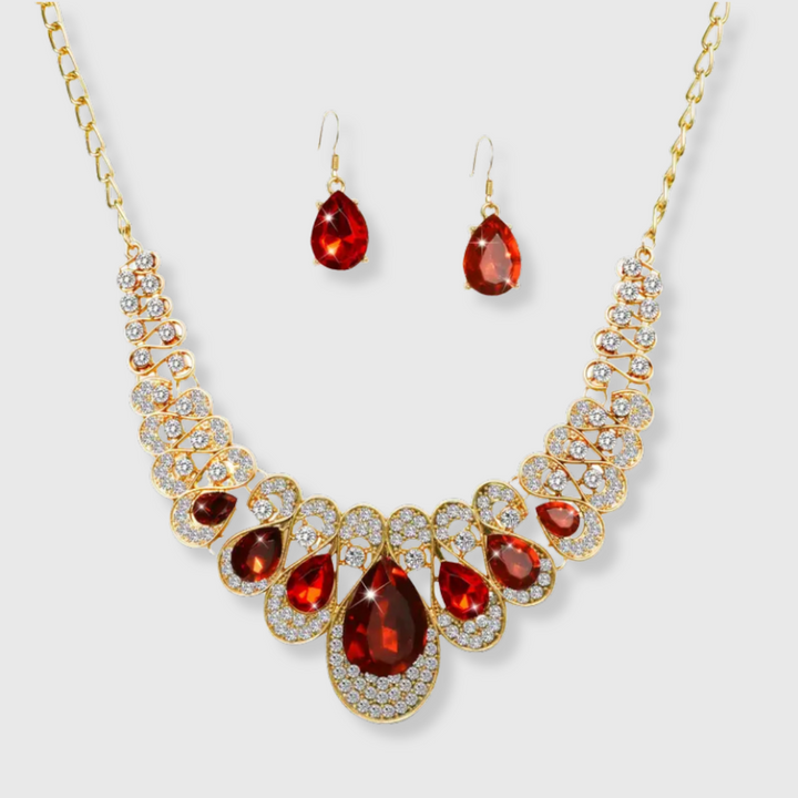 Maevina Crimselle Schmuckset | Gold